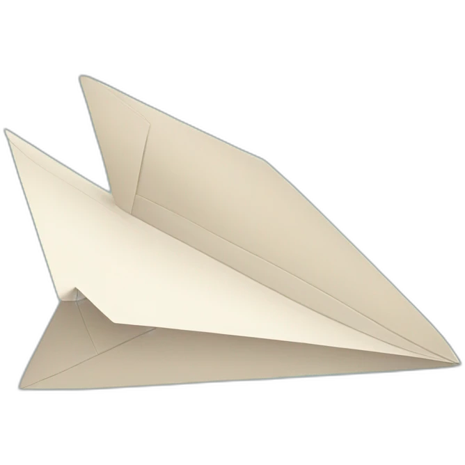 paper airplane flying emoji