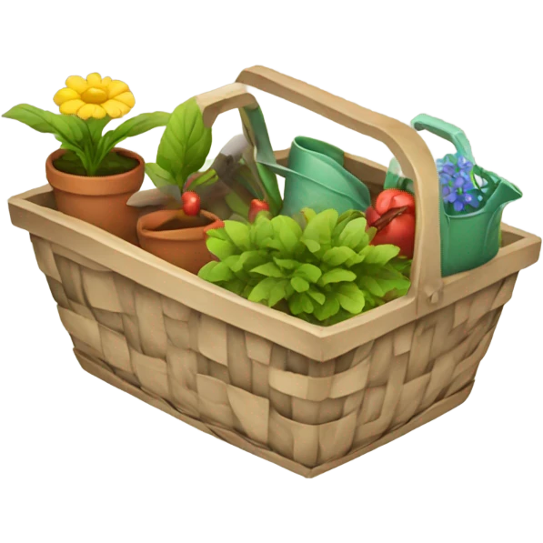 gardening basket emoji