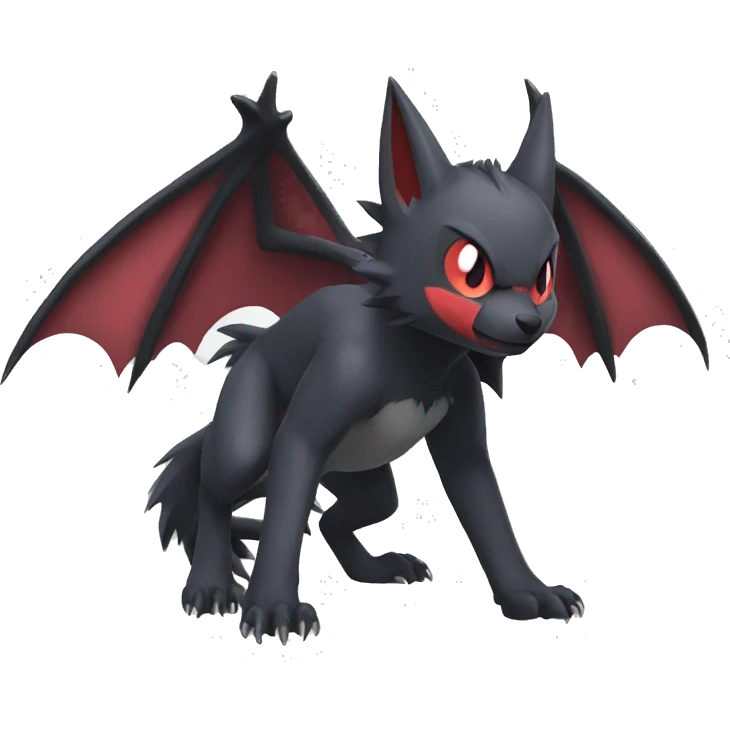 Bat-Litten-Zoroark full body emoji