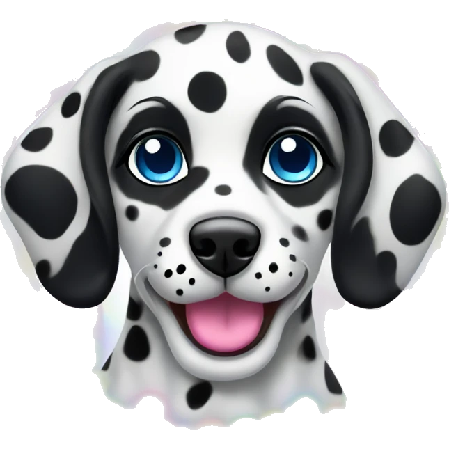 lisa frank rainbow dalmatian puppy emoji