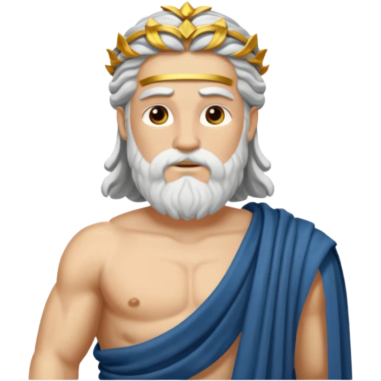 Zeus Greece ancient cloth emoji