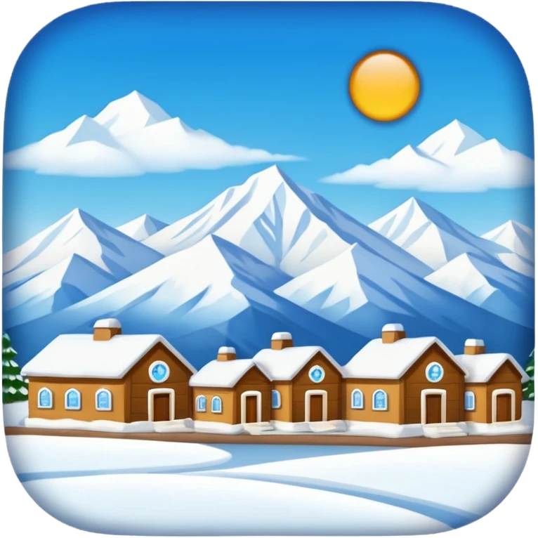 Haz la ciudad de Colorado nevando emoji