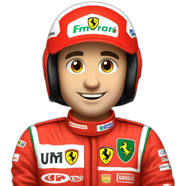 Une Formule 1 Ferrari des années 2000 emoji