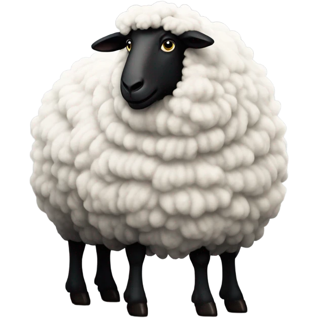 Black sheep emoji