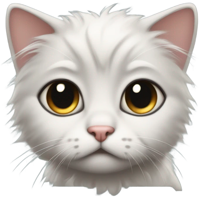 Sad kitten emoji