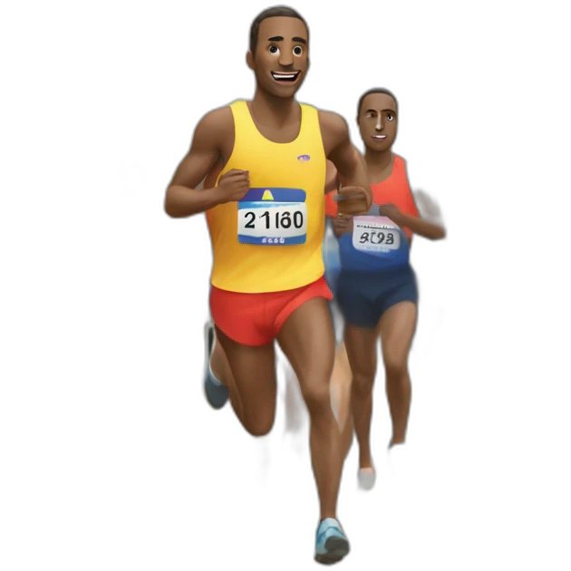 🏃‍♂️ finishing marathon emoji