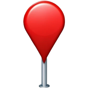red location pin position marker emoji
