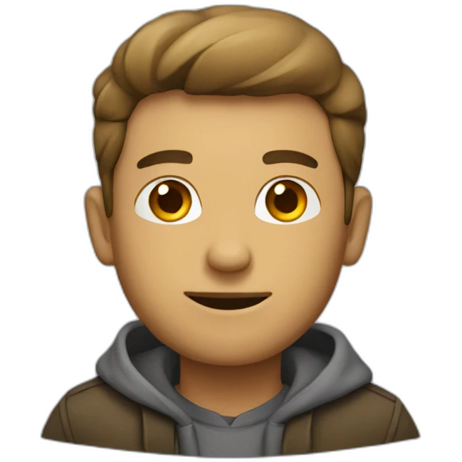 mans sitting  emoji