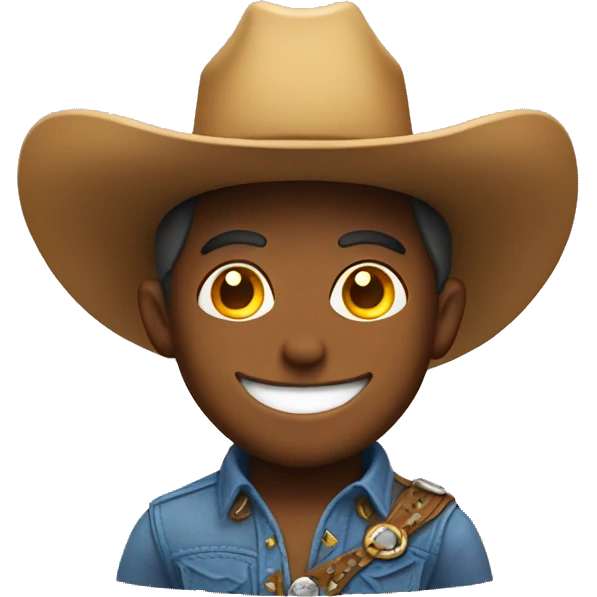 Smile with Cowboy hat  emoji