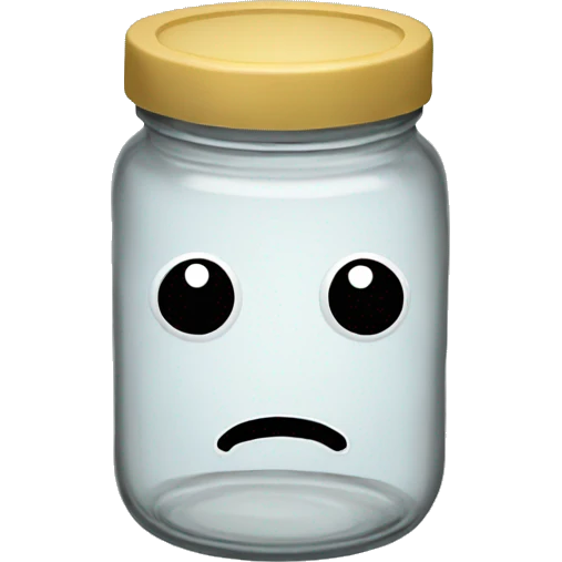 Empty  jam jar  emoji