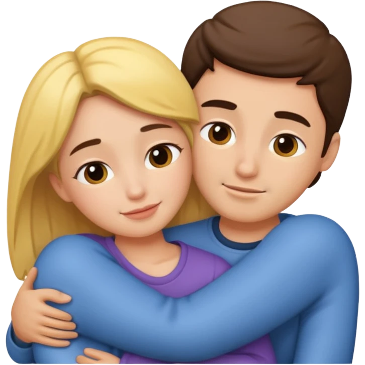Snuggling emoji