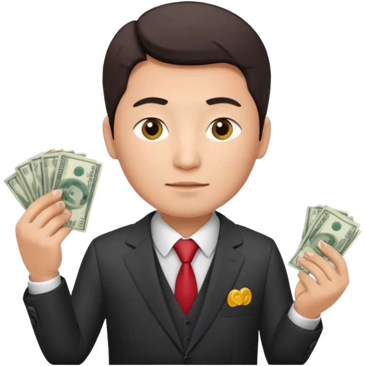 кыргызский бизнесмен считающий деньги emoji