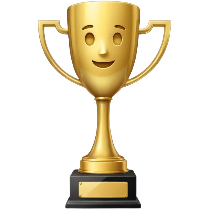 A dancing trophy  emoji