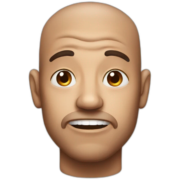 Ugly face emoji