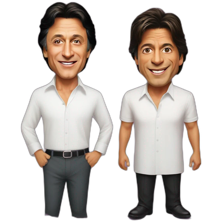 Imran khan & shahrukh khan emoji