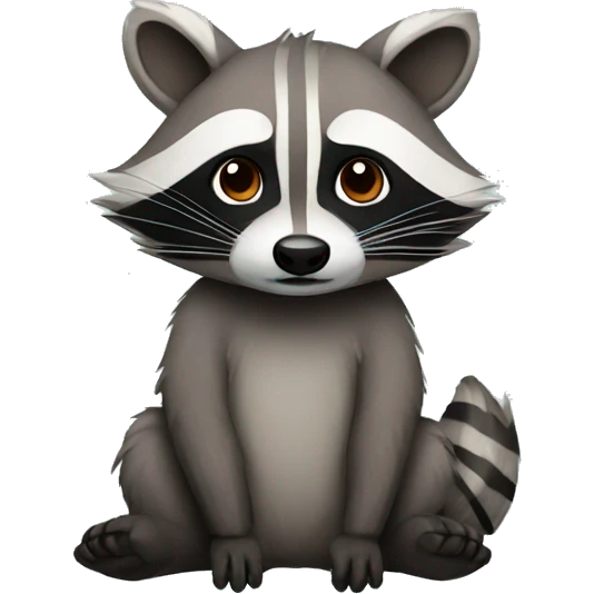 Raccoon emoji