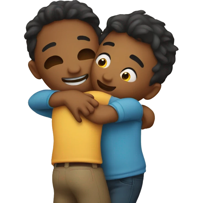 emoji hugging itself  emoji