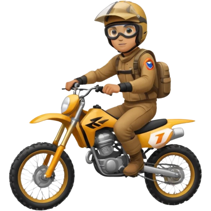 Guy on a dirtbike  emoji