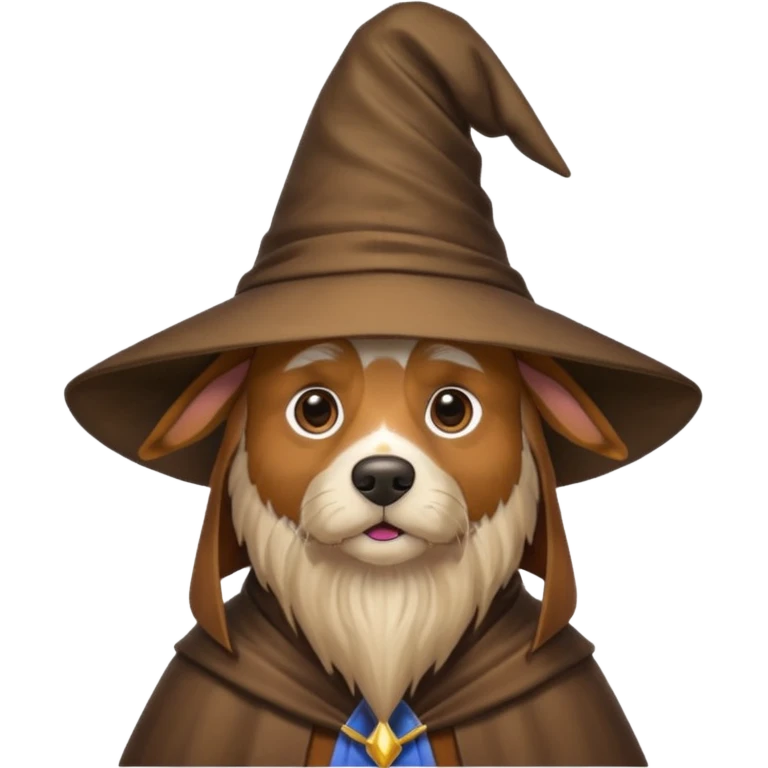 Dog wizard emoji