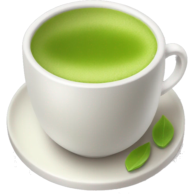 Cup of matcha emoji