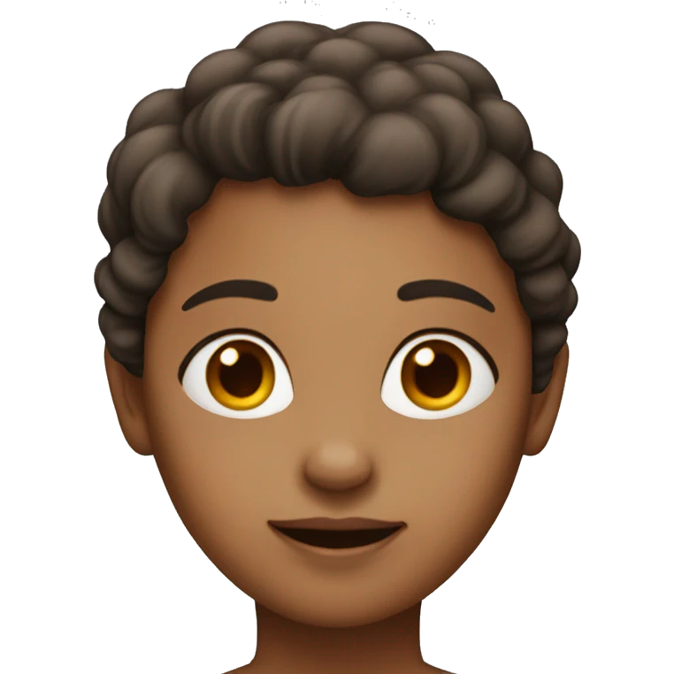 Girl 40 years old with Dark red air emoji