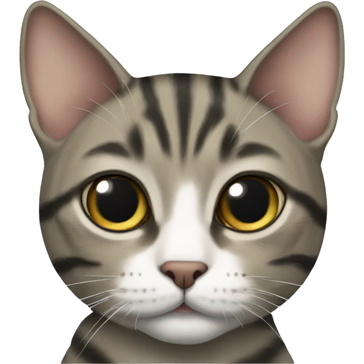 Mackerel tabby cat emoji