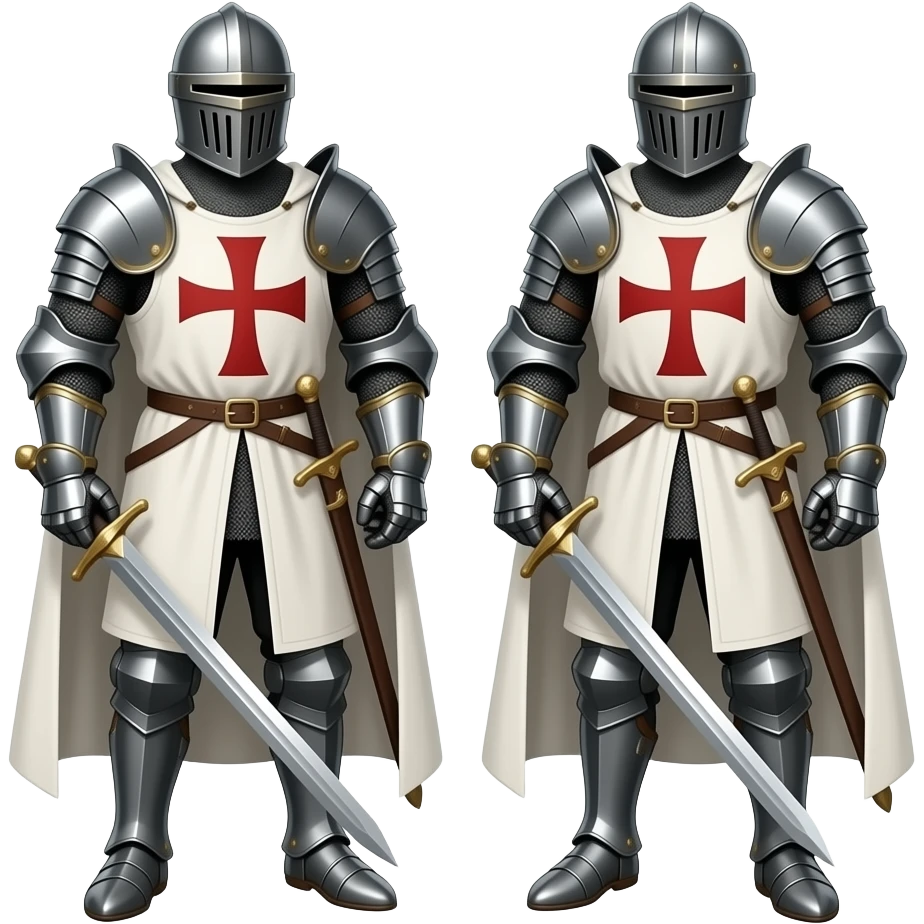 Two templar knights emoji