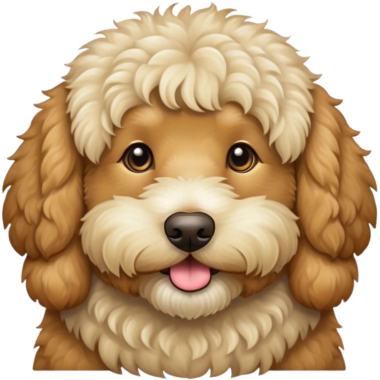 Big fat goldendoodle  emoji