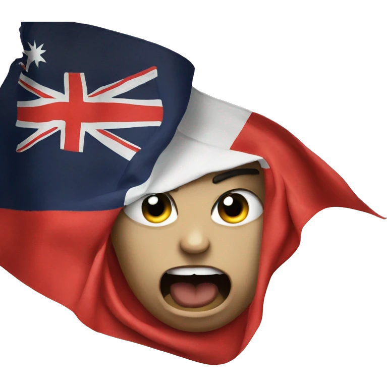 australia flag angry emoji