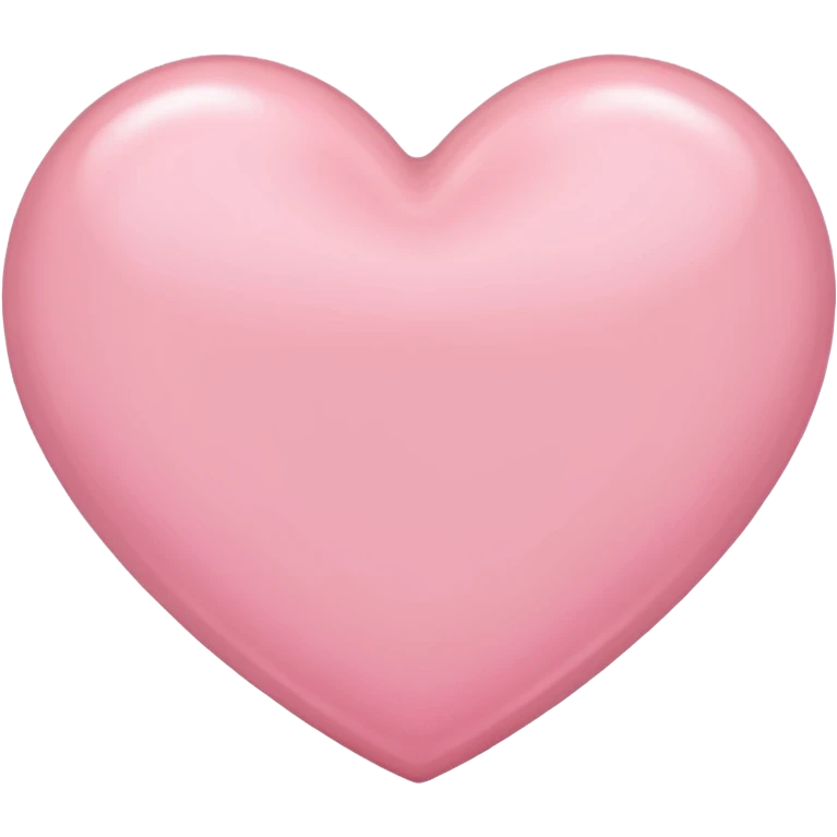 Light pink heart emoji