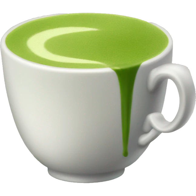 Cup of matcha  emoji