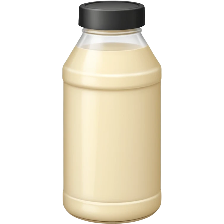 cream sauce bottle  emoji