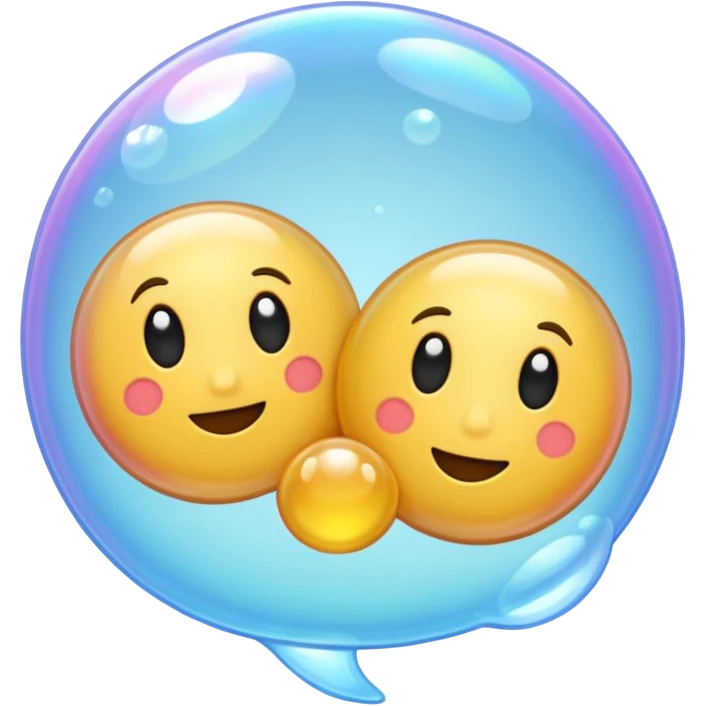 bubble that spells hello emoji