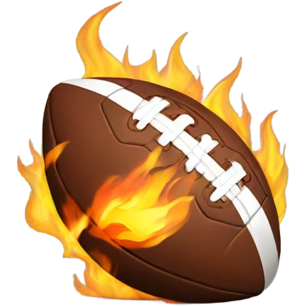 Football fire  emoji