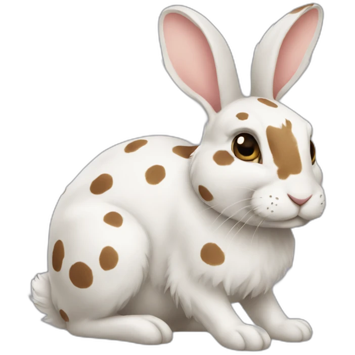 spotted rabbit emoji