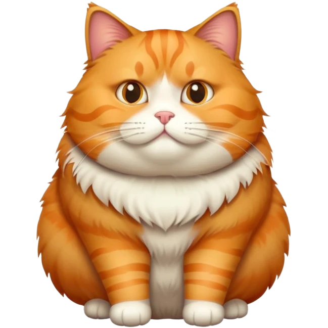 Fat cat emoji