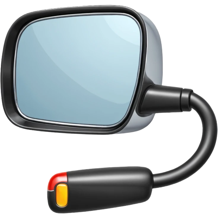 car side mirror emoji