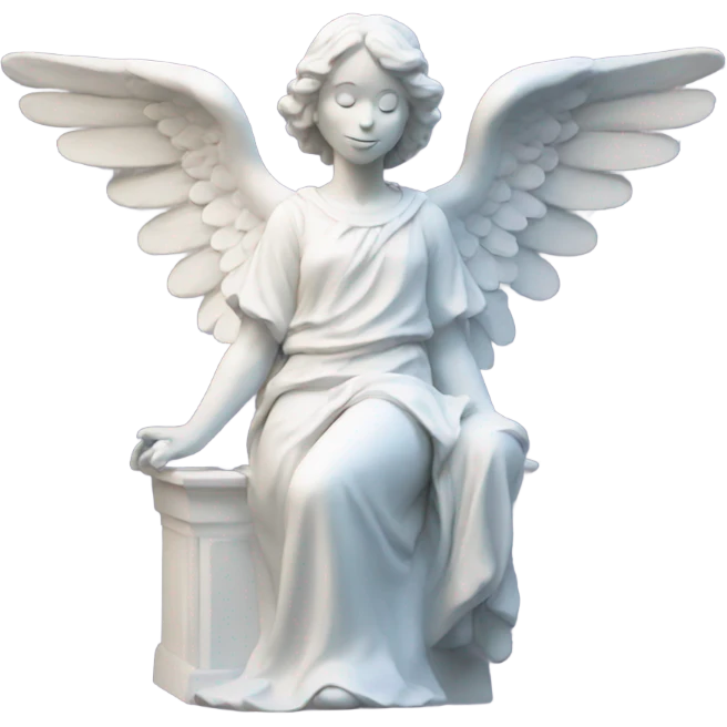 Angel statue  emoji