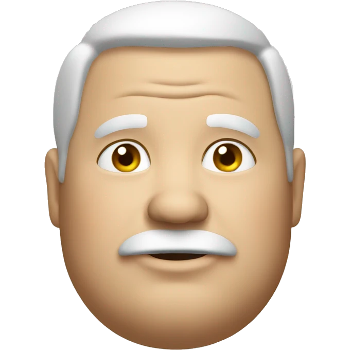 Fat man emoji