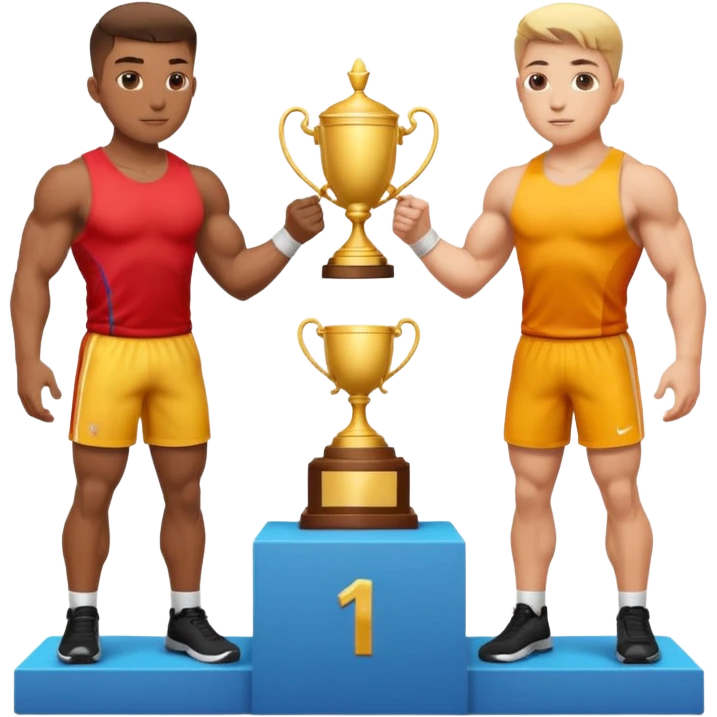 Versus / Duel : deux joueurs + VS, trophée/podium, ou deux écrans avec même objectif. emoji