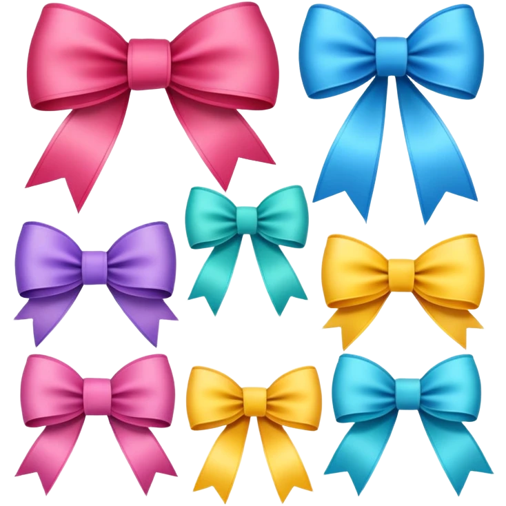 Laços e coisas fofas emoji