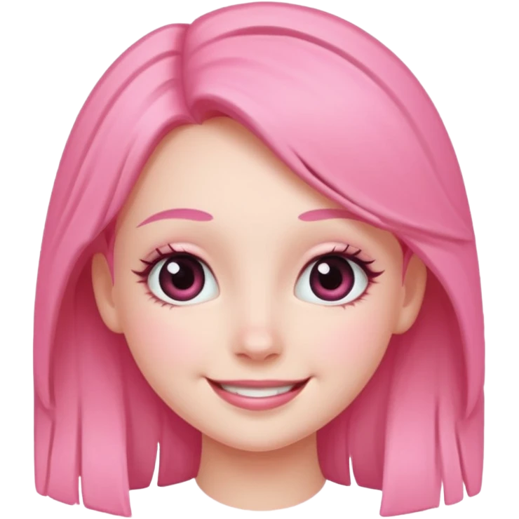 Pink girl emoji