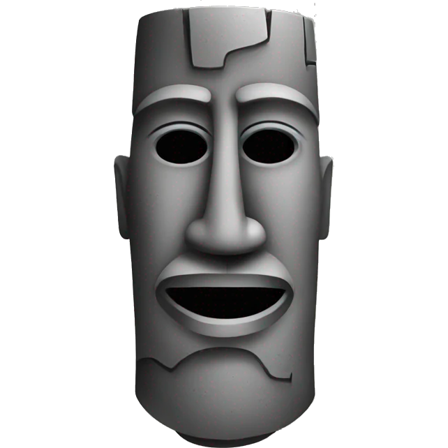 moai clown emoji
