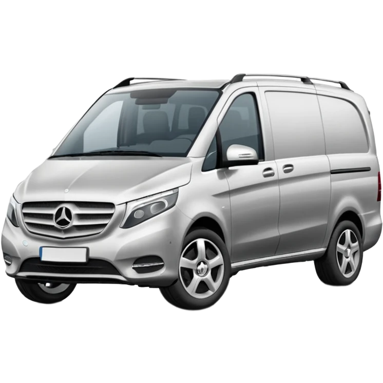 Mercedes V-Class van driving emoji