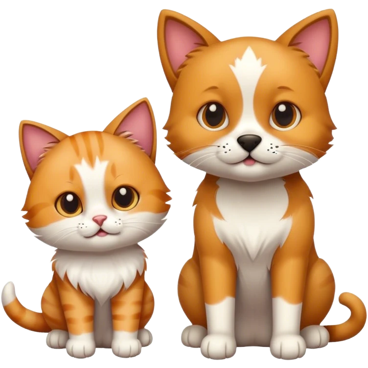 Cat dog emoji