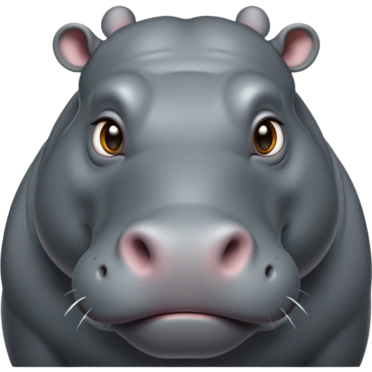 cinematic-noble-hippo-portrait-emoji,-poised-and-regal,-with-a-massive,-robust-build-and-a-smooth,-well-groomed-slate-gray-hide,-deep-set-soulful-eyes,-simplified-yet-sharp-and-sophisticated-features,-highly-detailed,-glowing-with-a-soft emoji
