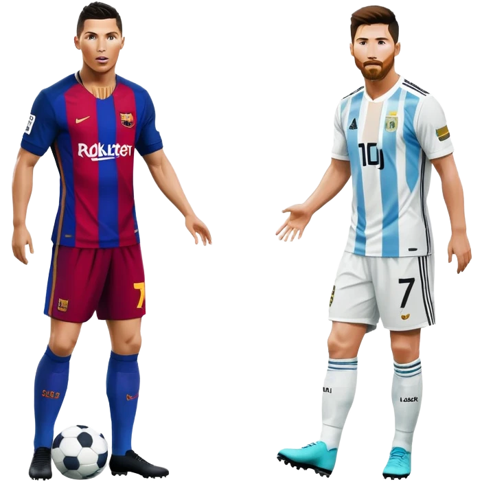 Ronaldo'nun messiye kurduğu üstünlüğü anlatan istatistiklerin olduğu fotoğraf  emoji