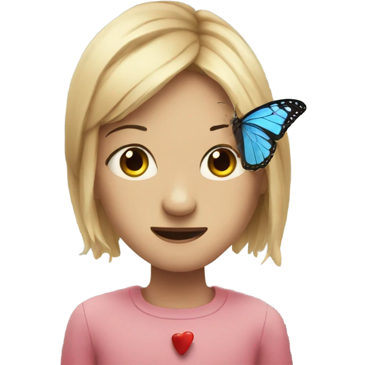 broken heart with butterfly emoji