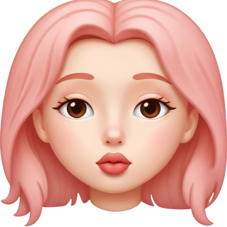 Kiss cute emoji