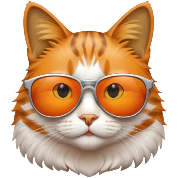 Cat wearing sunglasses emoji